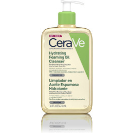 Cerave Hydrating Foaming Oil Cleanser For Normal To Very Dry Skin 473 Ml Unisex