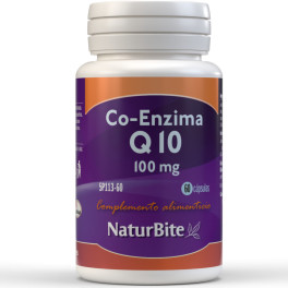 Naturbite Co-enzima Q10 100mg. 60 Caps.