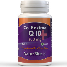 Naturbite Co-enzima Q10 200mg. 30 Caps.