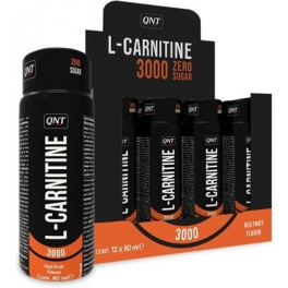 Qnt Nutrition L-carnitine Shot 3000 Mg 12 Viales X 80 Ml