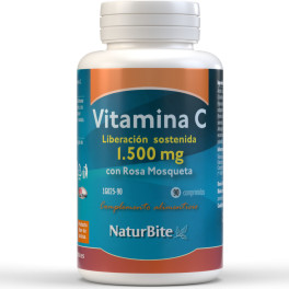 Naturbite Vitamina C 1500 Mg 90 Tabletas