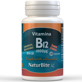 Naturbite Vitamina B12 Cianocobalamina 1000?g 120 Comp