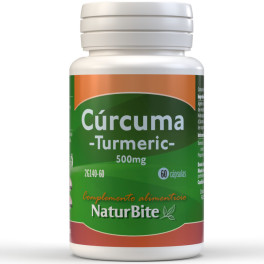 Naturbite Tumeric (Curcuma) 500 Mg 60 Caps