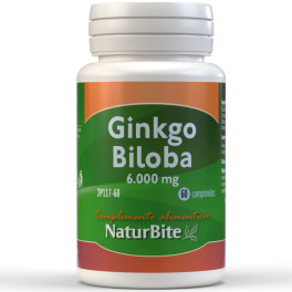 Naturbite Ginkgo Biloba 6000 Mg 60 Tabs