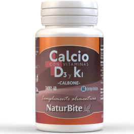 Naturbite Calbone Vitamine D Et Calcium 60 Comprimés