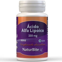 Naturbite Acido Alfa Lipoico 250 Mg 60 Caps