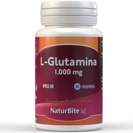 Naturbite L-glutamina 1000 Mg 60 Caps