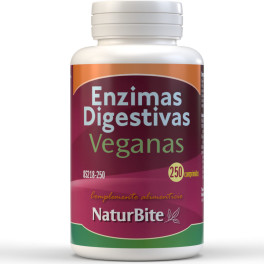 Naturbite Enzimas Digestivas Veganas 250 Comp