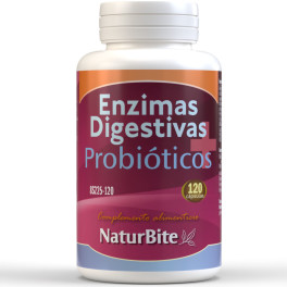 Naturbite Enzimas Digestivas Y Probióticos 120 Cápsulas