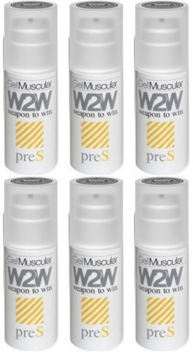 W2W Gel Calentador PreS Activador Muscular 6 botes x 90 ml W2W Gel Calentador PreS Activador Muscular 6 botes x 90 ml