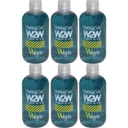 W2W Wsyn Detergente Ropa Sintética 6 botes x 250 ml W2W Wsyn Detergente Ropa Sintética 6 botes x 250 ml