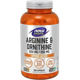 Agora Arginina/ornitina 250 Cápsulas