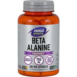 Agora beta alanina 750 mg 120 cápsulas