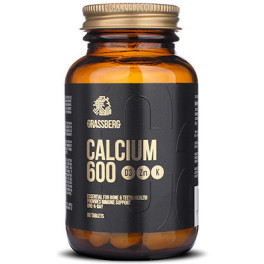 Grassberg Calcium 600 D3+zn+k 60 Tabs