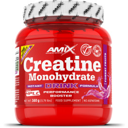 Amix Creatine Monohydrate Powder Drink 360 gr / Improves Sports Performance - Increases Muscle Mass / Perfect for Athletes