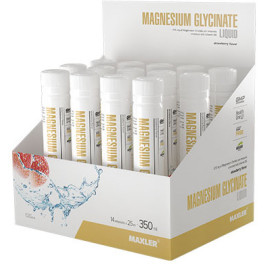 Maxler Magnesium Glycinate Liquid 14 Shots X 25 Ml