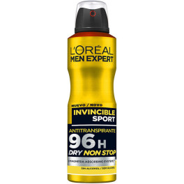 L'oreal Men Expert Invincible Sport Anti-transpirante Deodorant Spray 150 Ml Unisex
