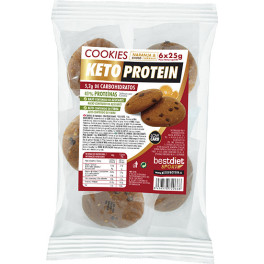 Bestdiet Cookies Keto Protein 6 Uds X 25 Gr