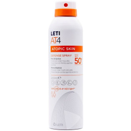 Leti At4 Atopic Skin Defense Spray Spf50 200 Ml Unisex
