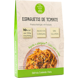 The Konjac Shop Espaguetis de Tomate 200 gr - Espaguetis Enriquecidos con Tomate Natural / Ideales para todo tipo de Recetas