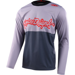 Troy Lee Designs Flowline Ls Jersey Scripter Charcoal S