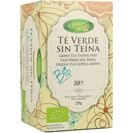 Artemis Bio Gru00fcner Tee ohne Teina Eco 20 Filter