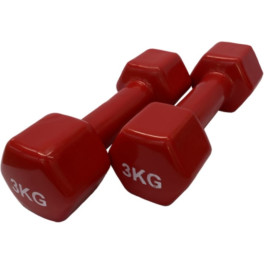 Fitness Deluxe Mancuernas Vinilo Fdl 3kg (par)