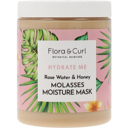 Flora e cachos hidratados Me Rose Water & Honey Melasses Moisture Putty 300 ml Mulher