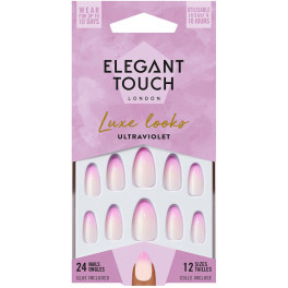 Elegant Touch Luxe Looks 24 Nails With Glue Short Stiletto Limited Ed Ult Unisex