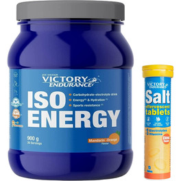 Pack REGALO Victory Endurance Iso Energy 900g + Sales Minerales Efervescentes 1 Tubo x 15 Pastillas