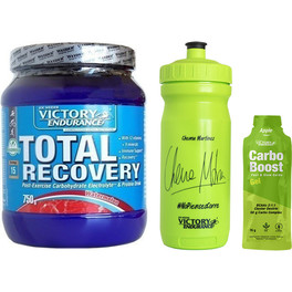 Confezione REGALO Victory Endurance Total Recovery 750 gr + Borraccia Chema Martínez 500 ml