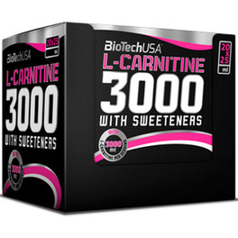 BioTechUSA L-Carnitine 3000 20 Ampollas x 25 Miligramos