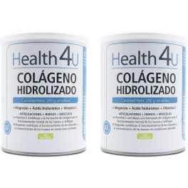 Health4u H4u Colágeno Hidrolizado En Polvo 200 G Pack 2