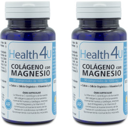 Health4u H4u Colágeno Con Magnesio 90 Comprimidos De 1.3 Grs Pack 2