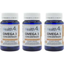 Health4u H4u Omega 3 30 Cápsulas Blandas De 1418.75 Mg Pack 3