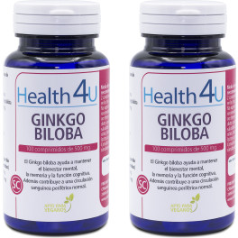 Health4u H4u Ginkgo Biloba 100 Comprimidos De 500 Mg Pack 2