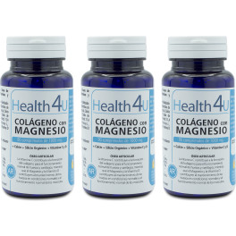 Health4u H4u Colágeno Con Magnesio 90 Comprimidos De 1000 Grs Pack 3