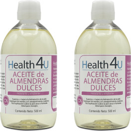 Health4u H4u Aceite De Almendras Dulces 500 Ml Pack 2