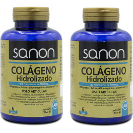 Sanon Colágeno Hidrolizado 180 Comprimidos De 1000 Mg Pack 2