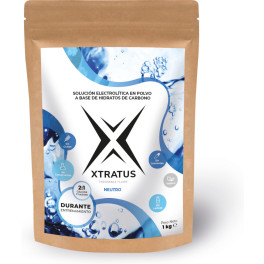 Xtratus Endurance Suplemento Con Carbohidratos Y Electrólitos Durante Entrenamiento Sabor Neutro 1kg