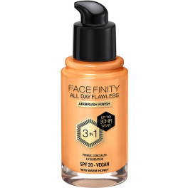 Max Factor Facefinity All Day Flawless 3 em 1 Foundation W78-warm Honey 30 ml Woman