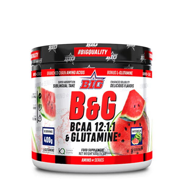 BIG B&G BCAA\'s + Glutamina 12:1:1 400 gr
