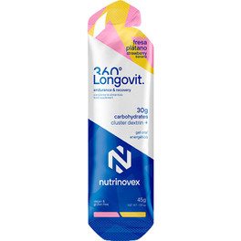 Nutrinovex Longovit Gel mit BCAA 8:1:1 und L-Glutamin 24 Gele x 40 gr