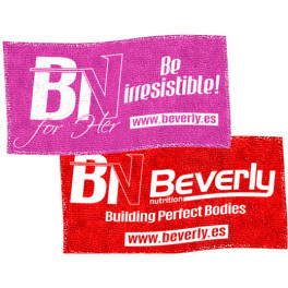 Beverly Nutrition Serviette d'entraînement 100 x 50 cm Noir