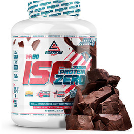 AS American Suplement - Iso Zero 2 kg - Proteína de Aislado de Suero de Leche - Ayuda a Aumentar tu Masa Muscular - Bajo en Carbohidratos - 0% Azúcares
