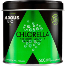 Aldous Labs Chlorella Ecológica Premium Bio 500 Comprimidos 