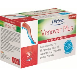 Dietisa Venovar Plus 20 viales x 15 ml + 7 Viales Extra