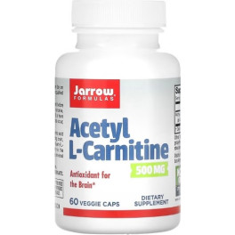 Jarrow Formulas Acetil Lcarnitina 500mg 60 Vcaps
