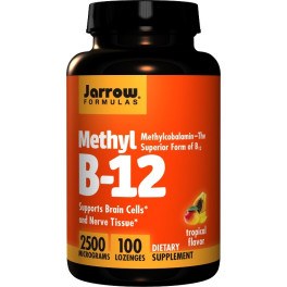 Jarrow Formulas Metil B12 2500mcg 100 pastilhas
