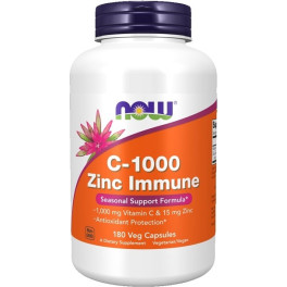 Now C1000 Zinc Immune 180 Vcaps